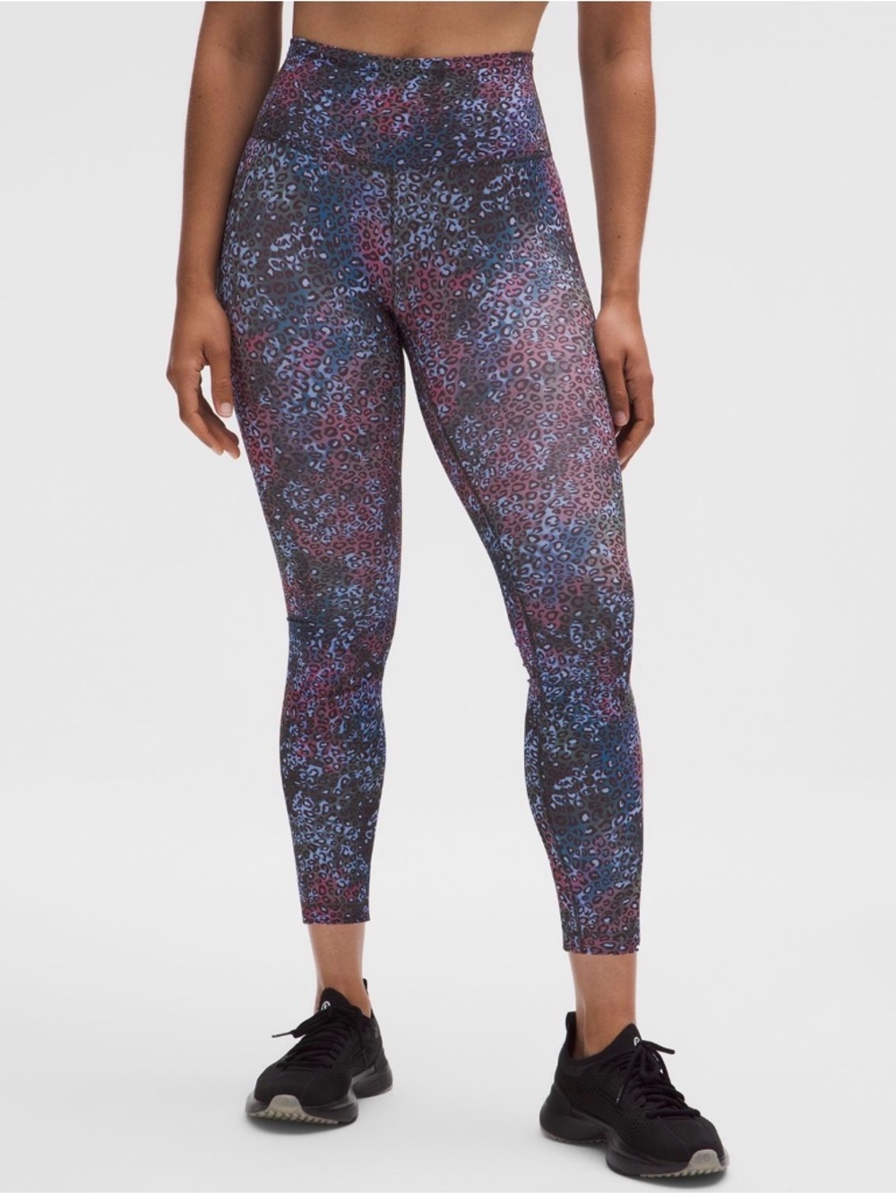Lululemon Wunder Train Contour Fit High-Rise Tight 25” Cosmic Leopard Multi 6